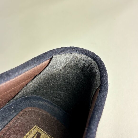 Bruno Magli Torro Blue Suede Loafers (US 10M / EU 43) Like New - Picture 13 of 14